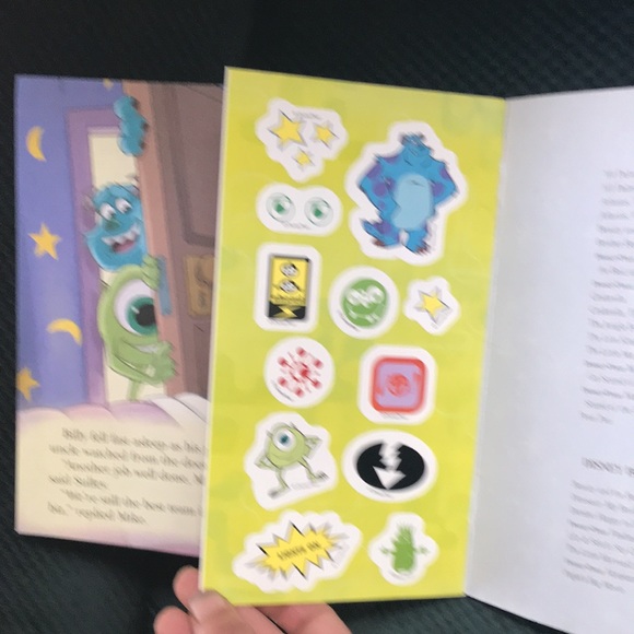 Disney Pixar monsters Inc. children’s book and stickers - Picture 14 of 14